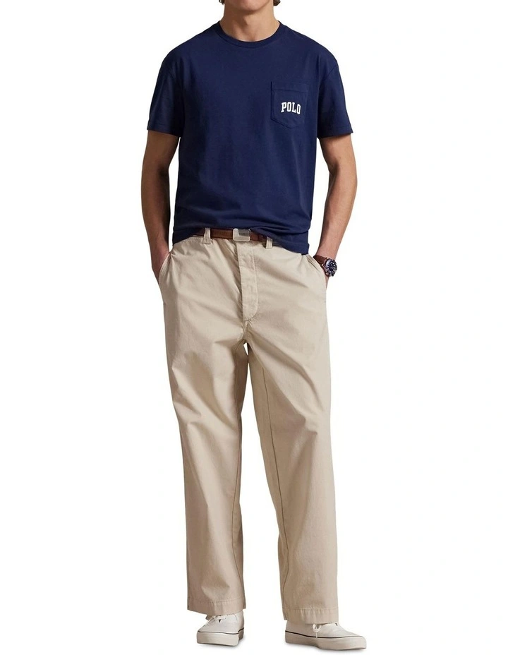 Classic Fit Polo Bear Jersey T-shirt in Blue image 3