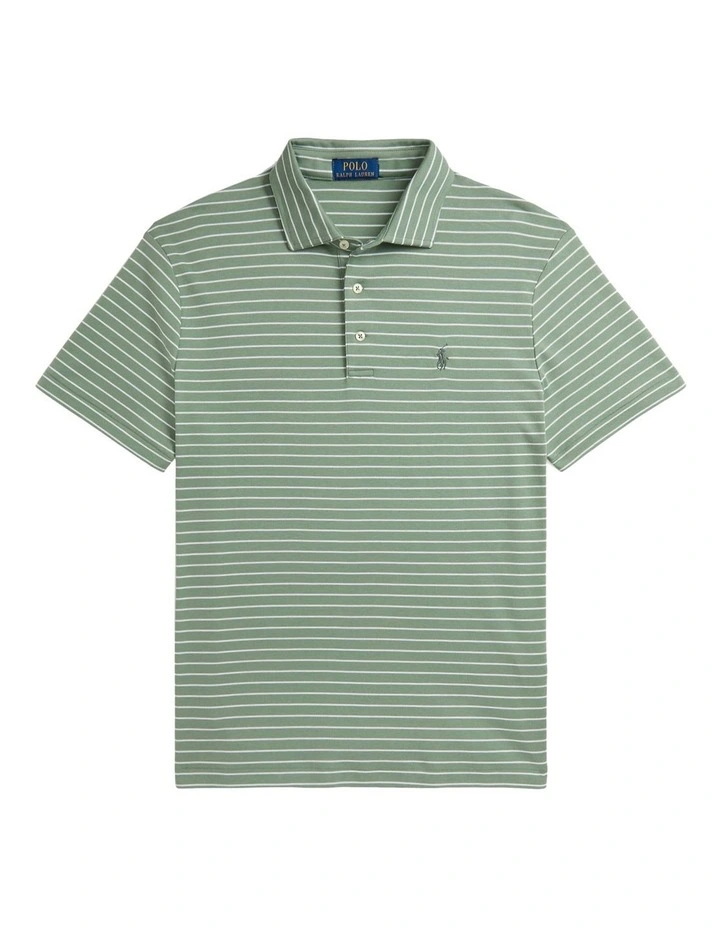 Custom Slim Fit Striped Soft Cotton Polo Shirt in Multi image 4