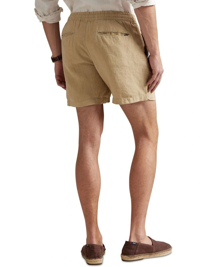 Prepster Linen Short 6-Inch in Beige image 2