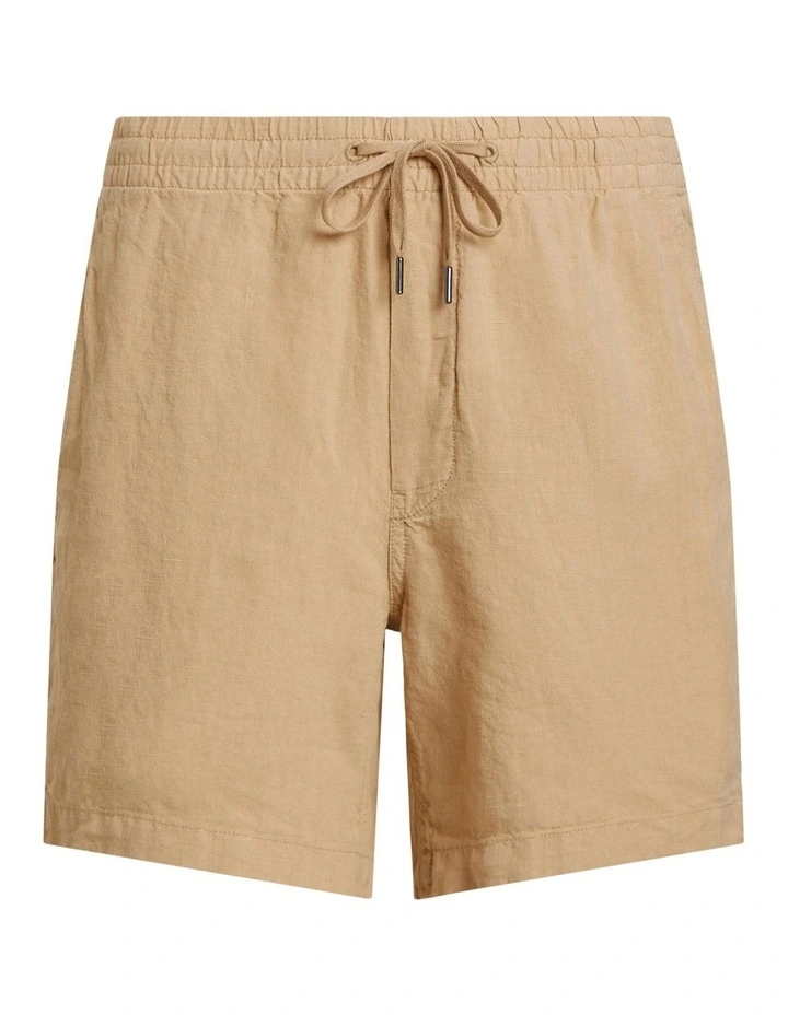 Prepster Linen Short 6-Inch in Beige image 4