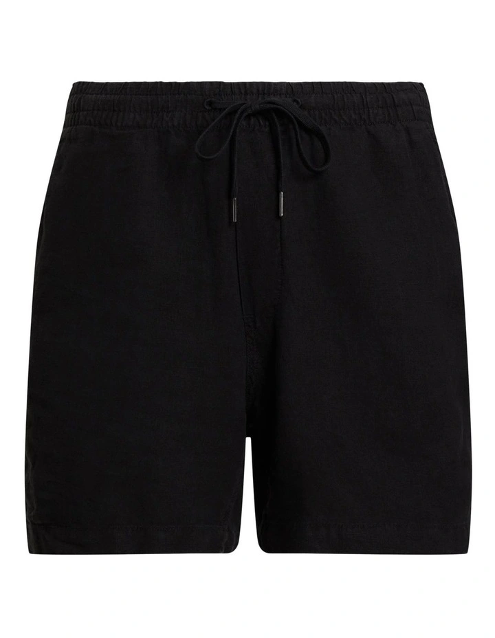 Prepster Linen Short 6-Inch in Black image 4