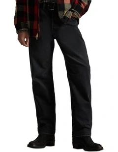 Heritage Straight Jeans in Black