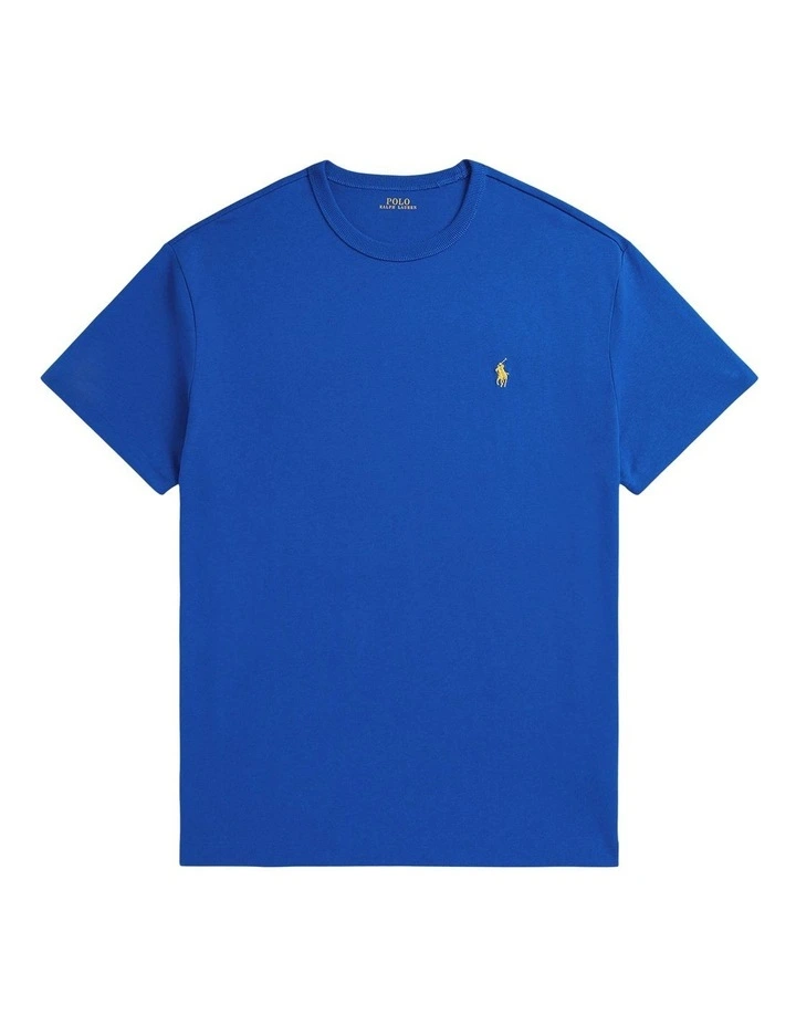Classic Fit Heavyweight Jersey T-shirt in Blue image 4