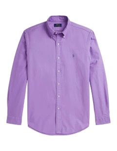 Classic Fit Garment-Dyed Oxford Shirt