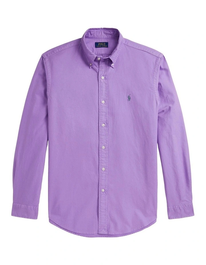 Classic Fit Garment-Dyed Oxford Shirt image 1