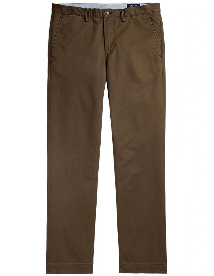 Bedford Stretch Straight Fit Chino Pant in Brown image 4