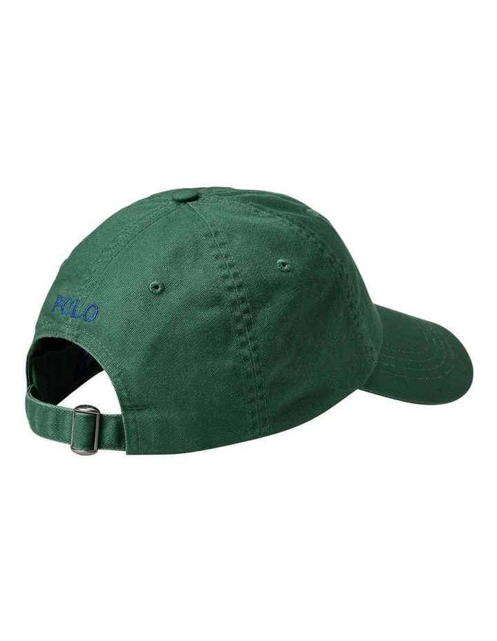 The Iconic Cotton Chino Ball Cap in Green image 2