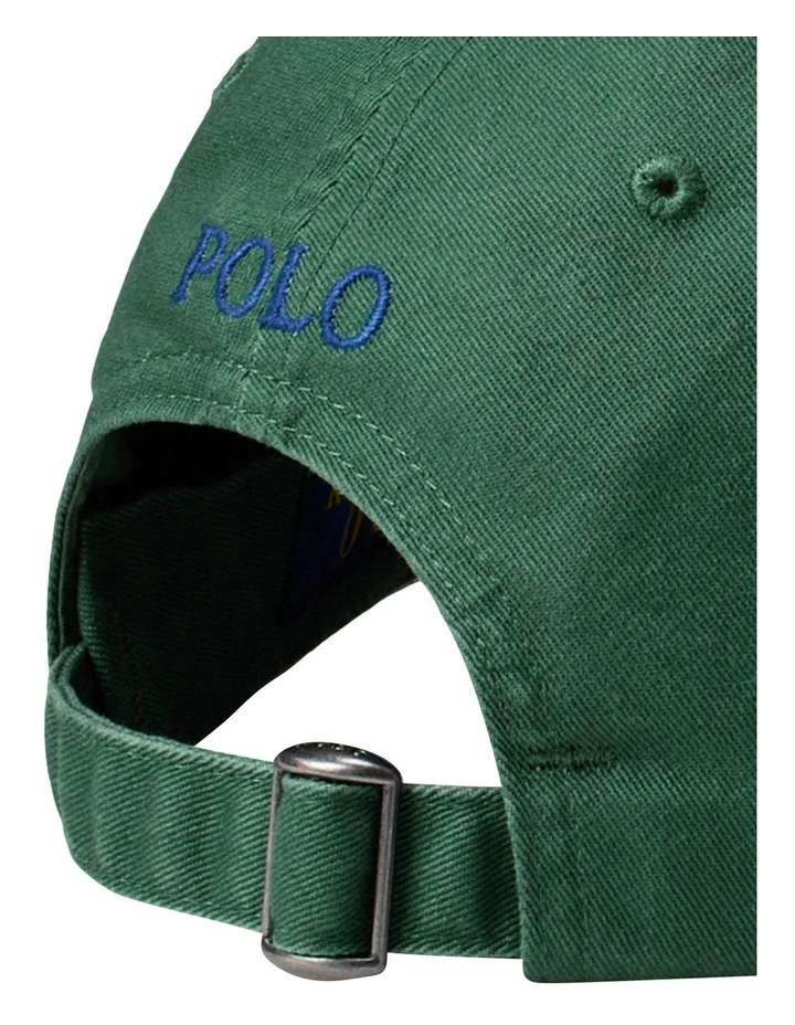 The Iconic Cotton Chino Ball Cap in Green image 3