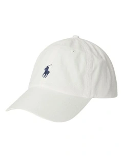 The Iconic Cotton Chino Ball Cap in White