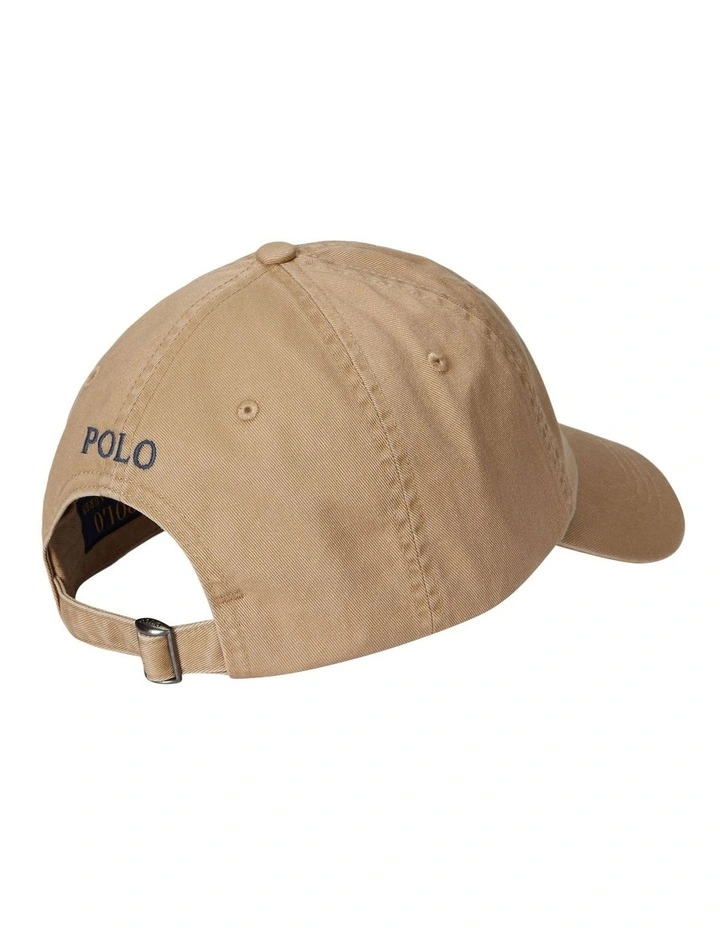 The Iconic Cotton Chino Ball Cap in Beige image 2