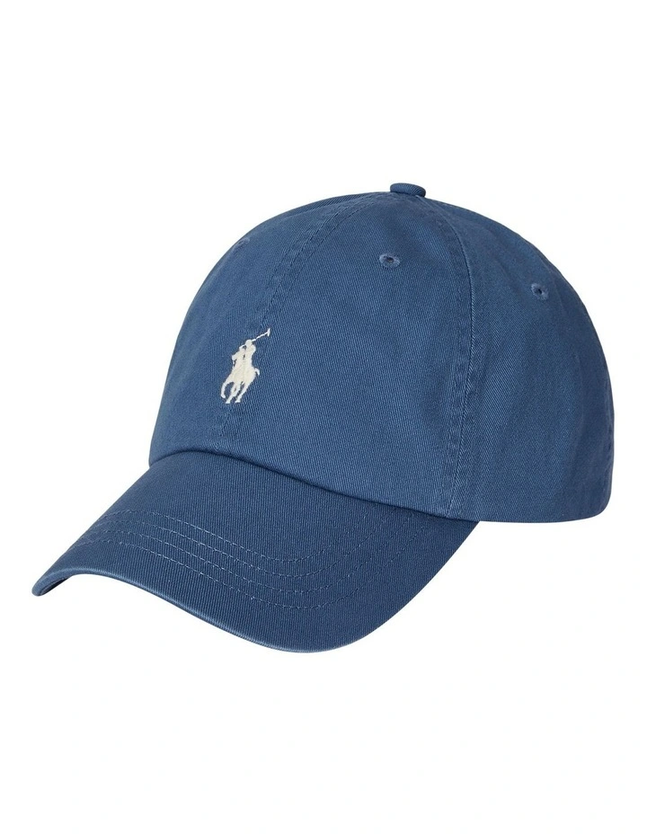 The Iconic Cotton Chino Ball Cap in Blue image 1