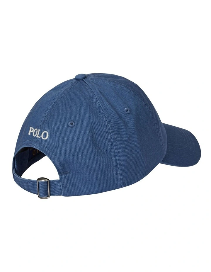The Iconic Cotton Chino Ball Cap in Blue image 2