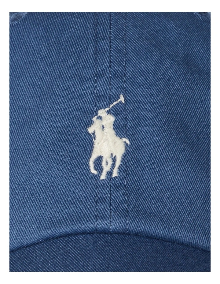 The Iconic Cotton Chino Ball Cap in Blue image 3