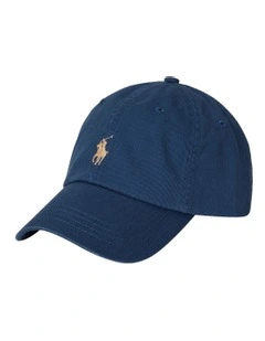 The Iconic Cotton Chino Ball Cap in Blue