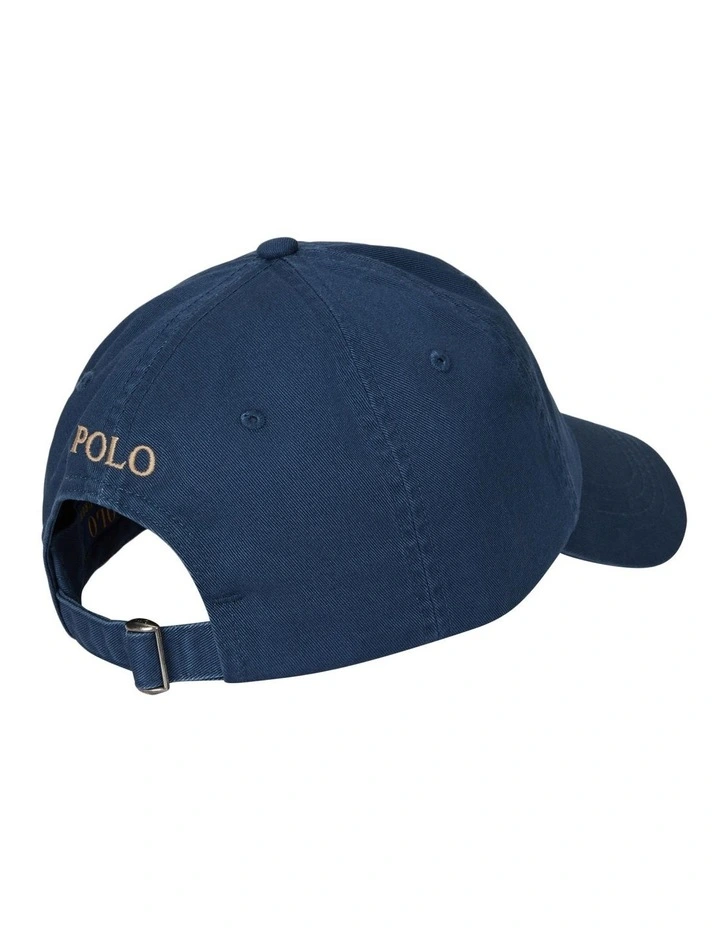 The Iconic Cotton Chino Ball Cap in Blue image 2