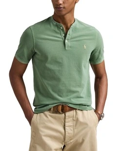 Featherweight Mesh Henley Shirt