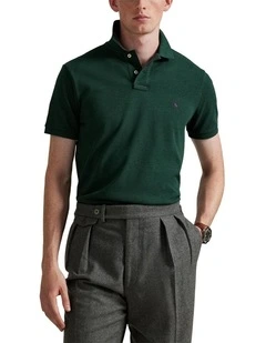 The Iconic Mesh Polo Shirt in Green