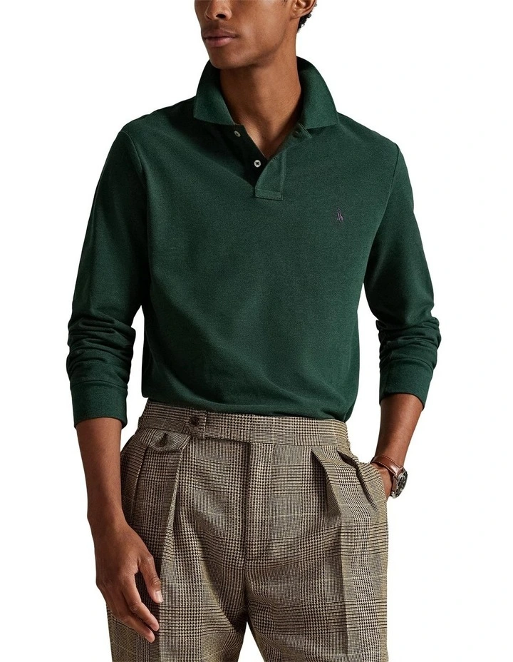Custom Slim Fit Mesh Polo Shirt image 1