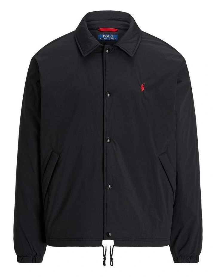 The Teak Insulated Coach Jacket in Black image 4