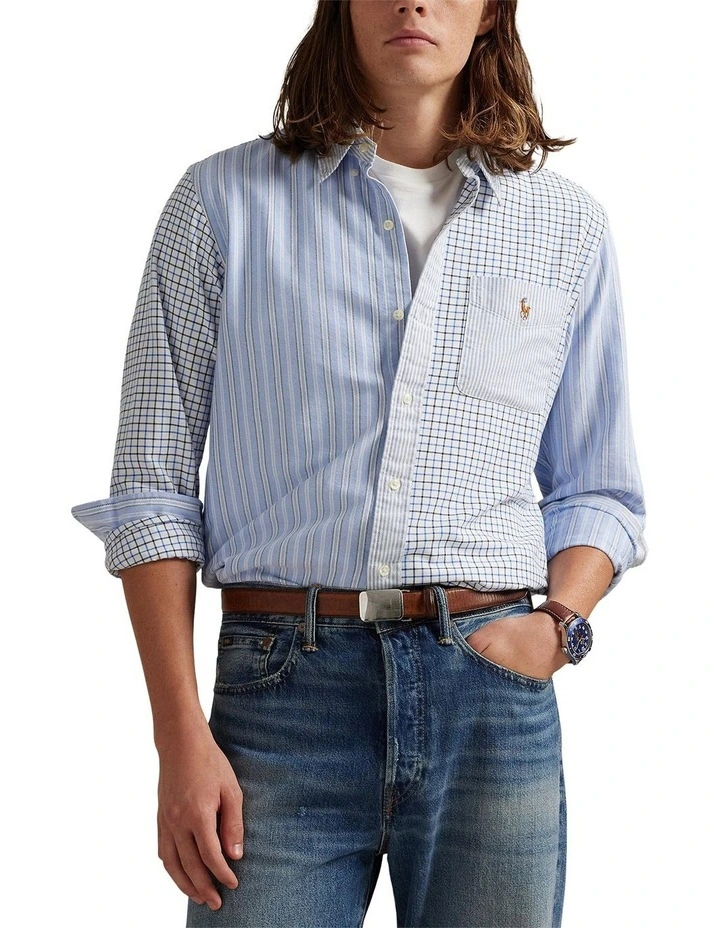 Classic Fit Oxford Fun Shirt in Multi image 1