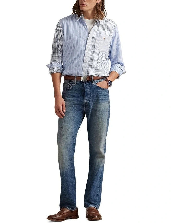 Classic Fit Oxford Fun Shirt in Multi image 3