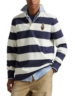 Classic Fit Polo Bear Rugby Shirt in Multi