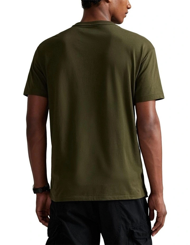 Classic Fit Logo Jersey T-shirt in Green image 2