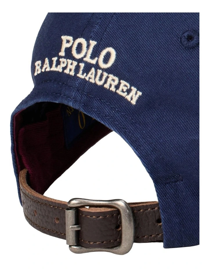 Polo Bear Twill Ball Cap in Blue image 3