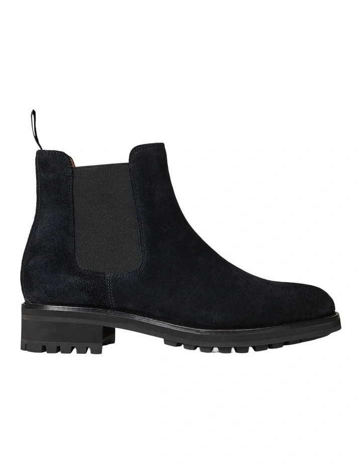 Bryson Suede Chelsea Boot in Black image 1