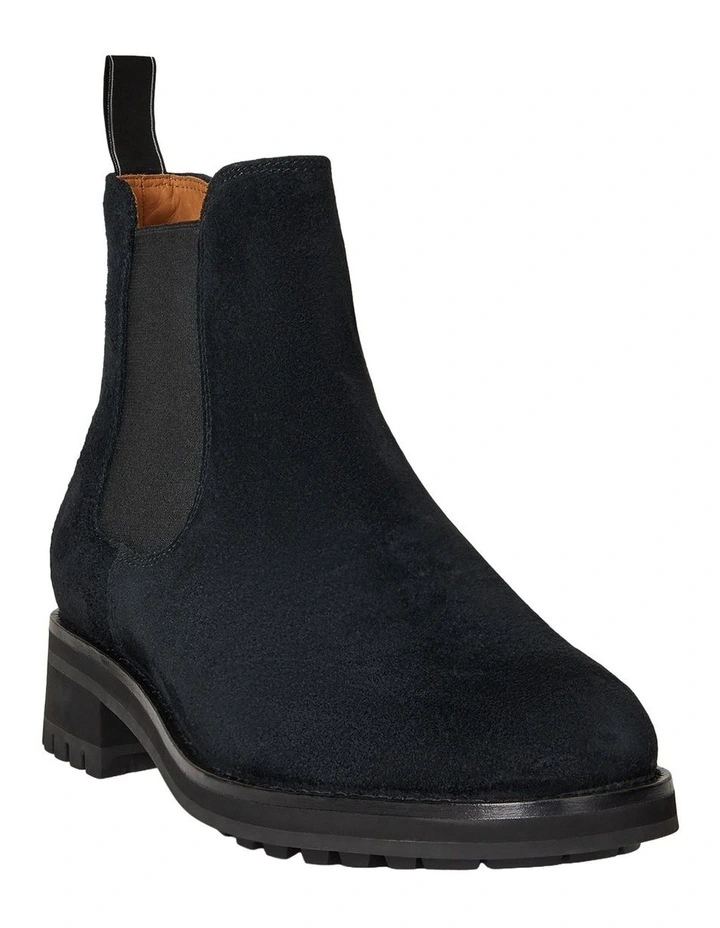 Bryson Suede Chelsea Boot in Black image 2