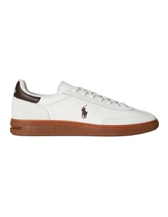Bedford Leather Suede Sneaker in White