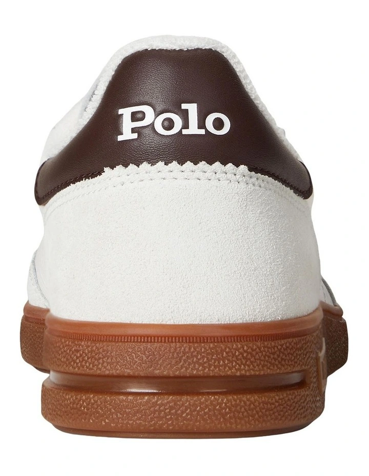 Bedford Leather Suede Sneaker in White image 3