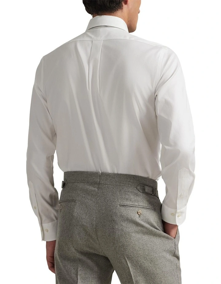 Polo Ralph Lauren Classic Fit Pinpoint Oxford Shirt in White | MYER