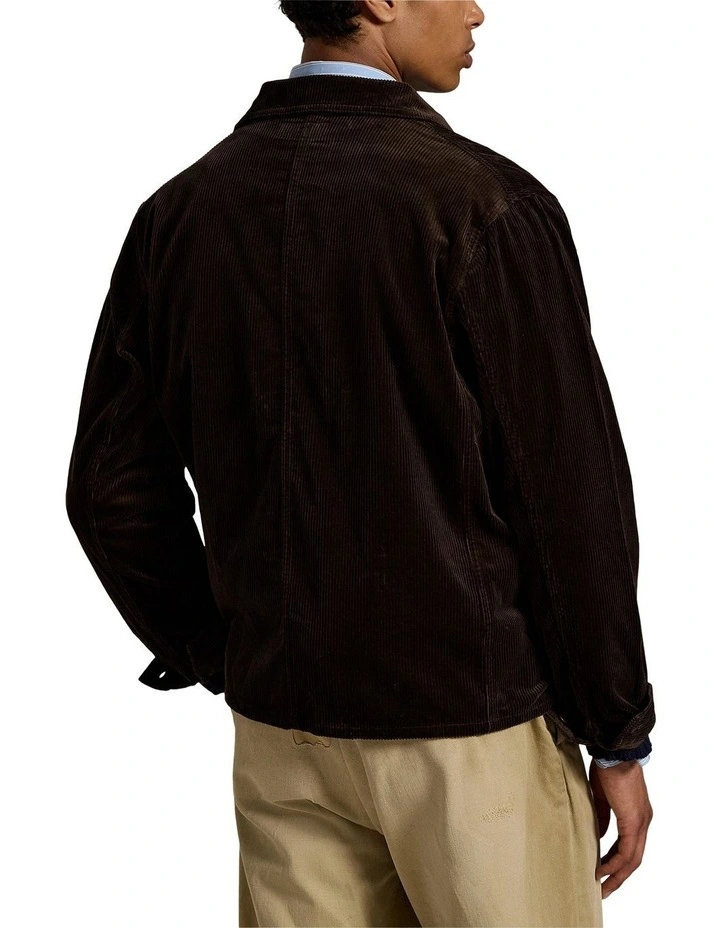 Corduroy Utility Jacket in Brown image 3