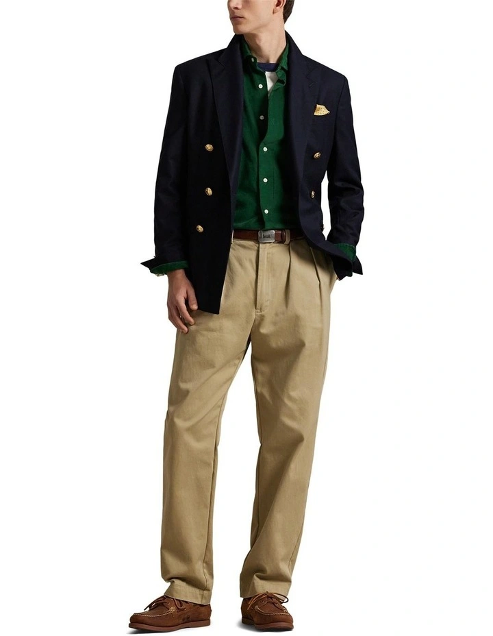 Classic Fit Corduroy Shirt in Green image 3