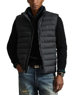 The Colden Packable Down Vest in Black