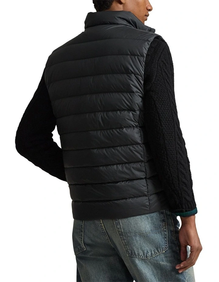 The Colden Packable Down Vest in Black image 2
