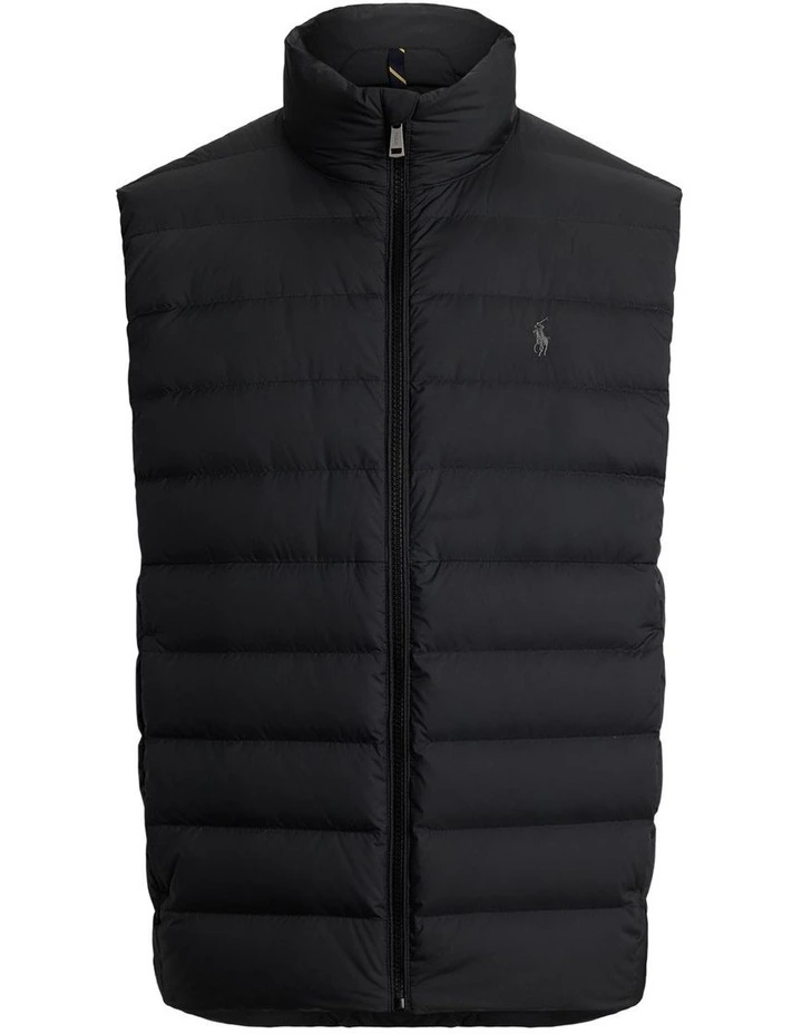The Colden Packable Down Vest in Black image 4
