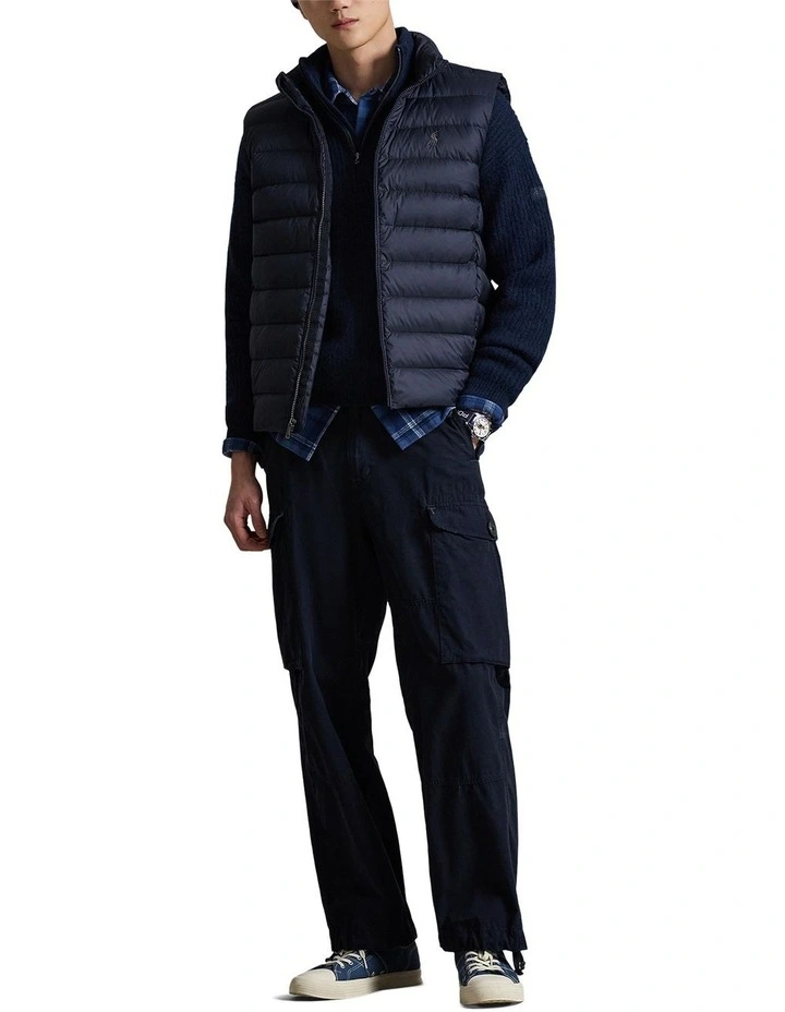 The Colden Packable Down Vest in Navy image 3