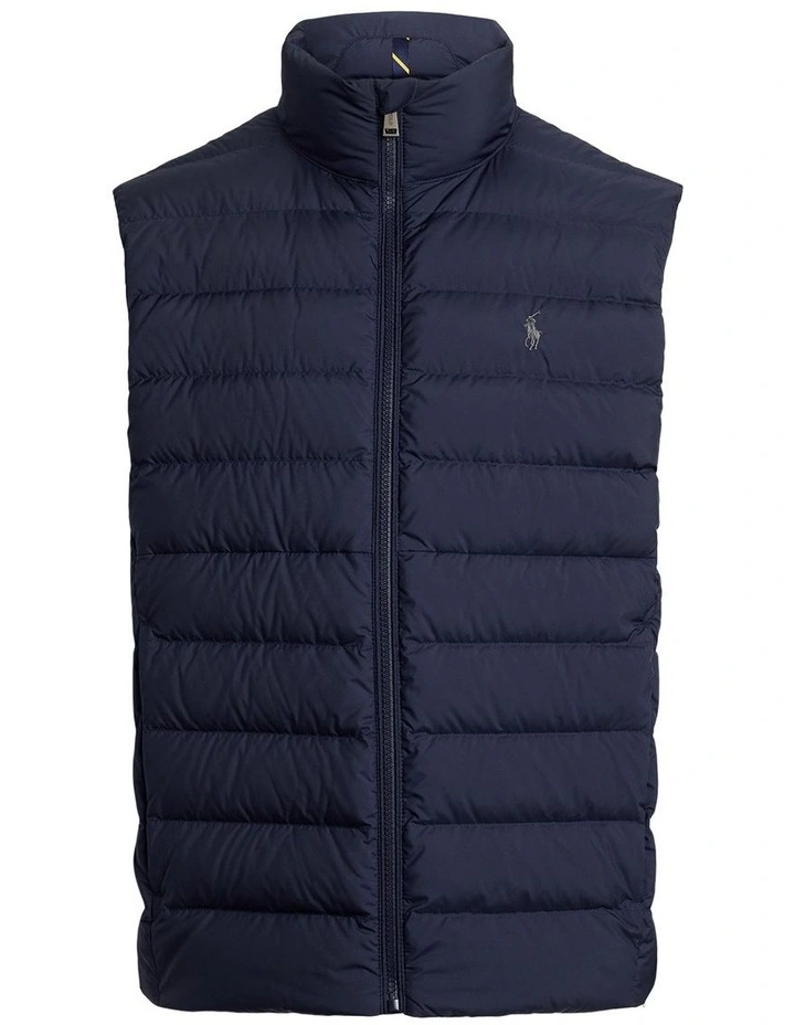 The Colden Packable Down Vest in Navy image 4