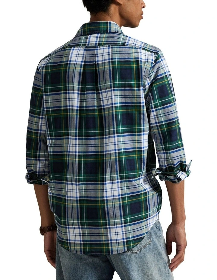 Classic Fit Plaid Oxford Shirt in Assorted image 2