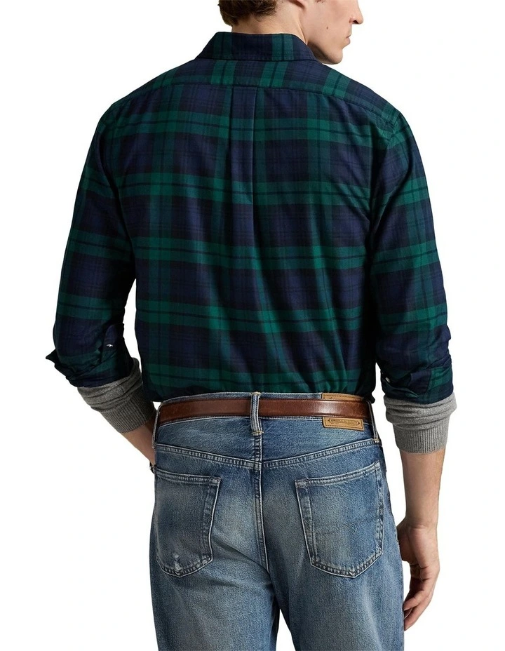 Classic Fit Plaid Oxford Shirt image 2