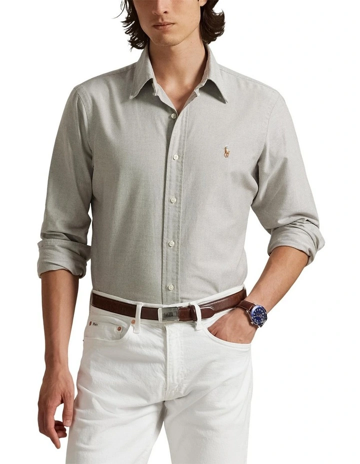The Iconic Oxford Shirt in Brown image 1
