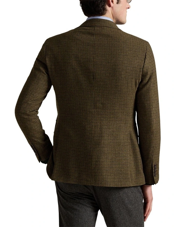 Modern Fit Plaid Sport Coat in Green image 3
