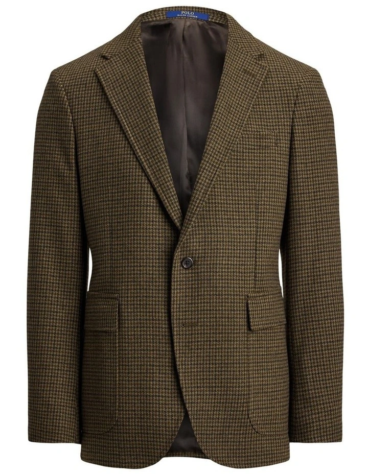Modern Fit Plaid Sport Coat in Green image 4
