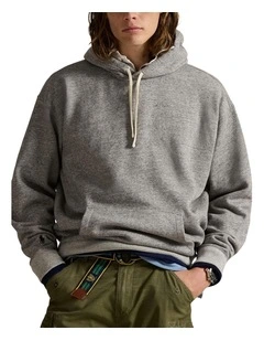 Big Fit Fleece Hoodie in Grey