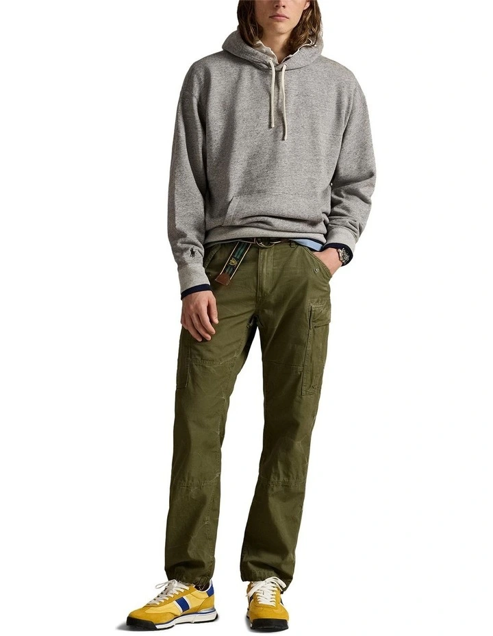 Big Fit Fleece Hoodie in Grey image 3