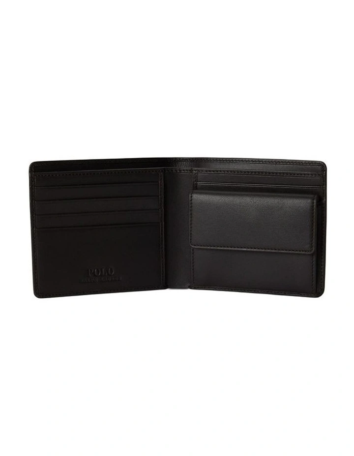 Calfskin Billfold Coin Wallet in Brown image 3