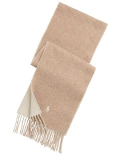 Reversible Wool-Blend Scarf in Assorted