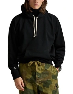 Big Fit Fleece Hoodie in Black
